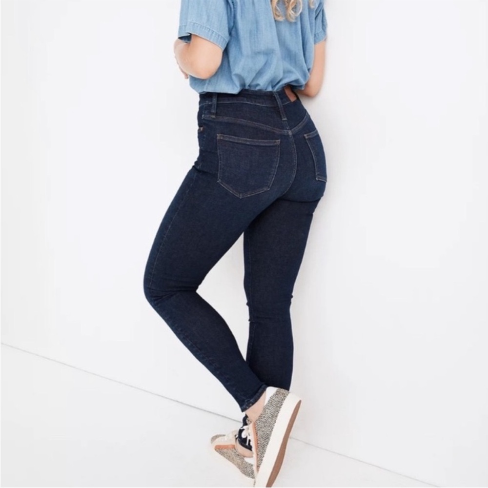 Madewell Curvy High Rise Skinny‎ Jeans Dark Wash Size 26 - Picture 2 of 9